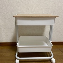 【確定】軽量　2段キッチンワゴン　プラスチック　5月末までの画像