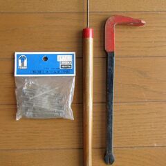 ◆中古【釘抜き キリ 釘（５センチ長）】３点まとめて