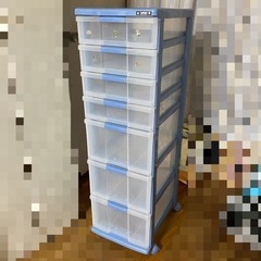 【7月末までの受け渡しで値下げ】引き出し7段の収納棚