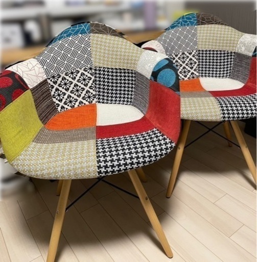 【美品】２脚　イームズチェア シェルチェア