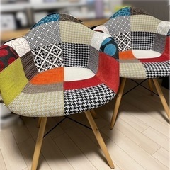 【美品】２脚　イームズチェア シェルチェア