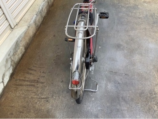 375  パナソニック新機種電動アシスト自転車viviDX26インチレッドボディー