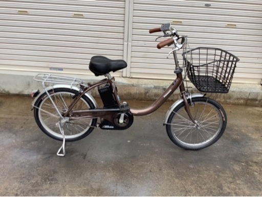 376  パナソニック最新機種電動アシスト自転車vivi20インチウスブラウンボディー