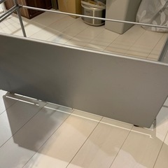 ゴミ箱付き、キッチンキャスター　ワゴンの画像