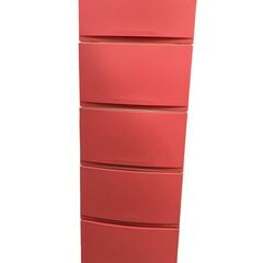 収納ケース 5段 引き出し プラスチック/チェスト/衣装ケース ...