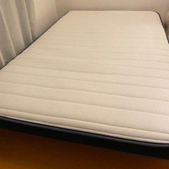 【美品】ニトリセミダブルマットレス&フレームの画像