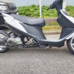 【自賠責8月迄 乗って帰れます】アドレスV125G K5規制前　ワンオフロンホイ28cm 前後ローダウンの画像