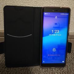 スマホ　Rakuten Hand 5G　手帳ケース、保護フィルム付