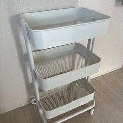5月17日【受け渡し決定】IKEA  人気商品　ワゴン　ホワイト