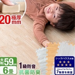 ⑥【取引相談中】【極厚32枚】タンスのゲン ジョイントマット 大...