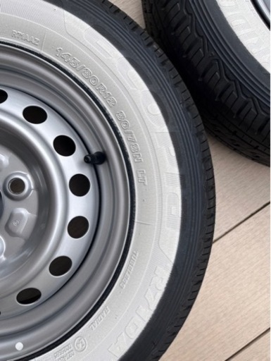 ブリヂストン　　ECOPIA R710A 145/80R12 80/78N　車のパーツ タイヤ、ホイール