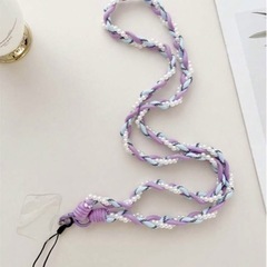 スマホストラップ✳︎パール✳︎編み込み✳︎ゆめかわ