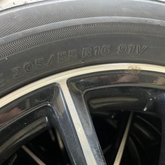 205/55R16夏タイヤ+アルミホイール4本セットの画像