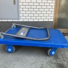 中古手押し台車 300kg荷重 D016の画像