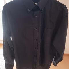 【新品同然】黒シャツ 男女兼用 制服 ユニフォーム 飲食店 ブラック ユニセックス メンズ レディースの画像