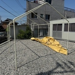 〈受け渡し確定済み〉ガレージテント　車庫テント 【5/17本日限定】