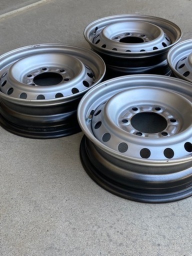 ※最終値下げ！J15×5J 4 21/5NJ 5 トヨタダイナ　スチールホイル　4本セット　着用のみで未走行