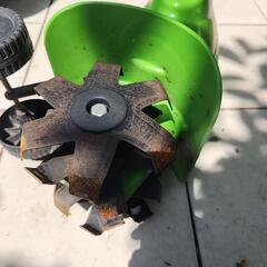 （決）良品 家庭用電動耕運機 耕作君 TU-070　動作確認済の画像