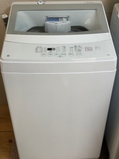送料・設置込み可　洗濯機　6kg NITORI 2021年