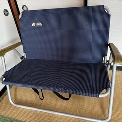 美品 
2人用LOGOS ロゴス 折りたたみ ベンチ キャ…