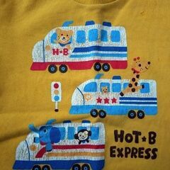 兄弟セット⑧ ミキハウス　トレーナー　2枚組の画像