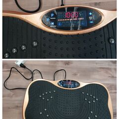  ブルブル振動マシン マッサージ ゴムひも付き ダイエット器具の画像