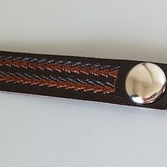 レザー調 ブレスレット（新品）ブラウンの画像