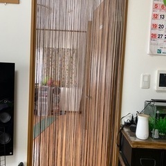 ひものれん 間仕切り ストリングカーテン　ニトリの画像