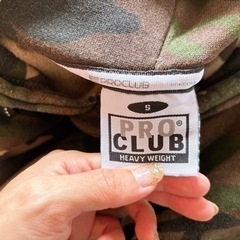 PRO CLUBフード付きトレーナー