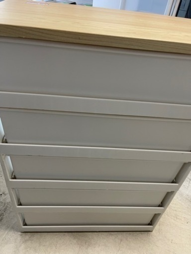 家具 チェスト　プラケース　5段　衣類収納