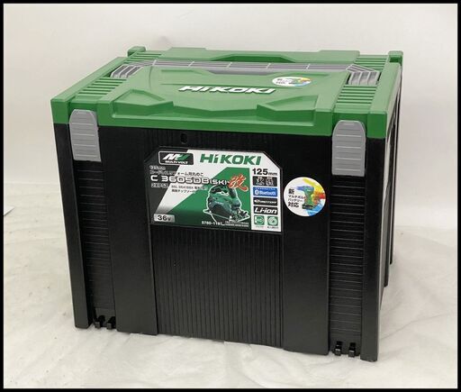 未使用 HiKOKI 36V 125mm 丸のこ C3605DB(SK) 2XPSZ マルノコ マルチボルト (BSL36A18BX x2個) ハイコーキ 領収書可