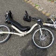 着払い対応　乗ってみたいだけの方、歓迎　折り畳みリカンベント　学...