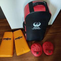 パンチ　キック　ミット　セット