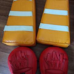 パンチ　キック　ミット　セットの画像