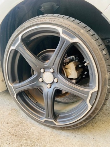 19インチホイール　プリウス　タイヤ7部残り❗️