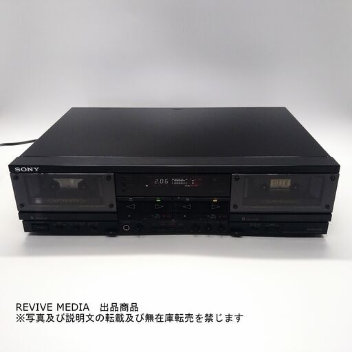 【完全整備・１年保証】 SONY TC-WR900 ダブルカセットデッキ