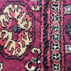 サヤンサヤン／レジェンド3 ペルシャ風 ボハラ柄 ラグマット カーペット 絨毯 約 200×200 cm 2畳 正方形 レッド 床暖房 ホットカーペットカバー対応 ウィルトン織り トルコ製  の画像
