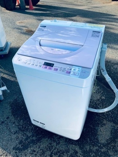 ♦️SHARP電気洗濯乾燥機【2017年製】ES-TX5A-P
