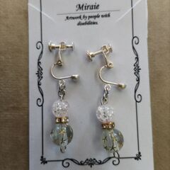 ハンドメイド　イヤリングの画像