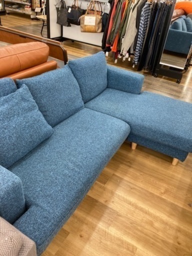 【トレファク高槻店】取りに来れる方限定！3人掛けのカウチソファのご紹介です！