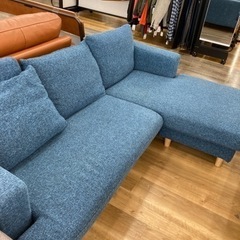 トレファク高槻店】取りに来れる方限定！3人掛けのカウチソファのご