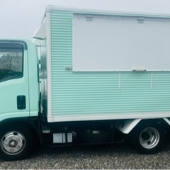 ISUZUエルフ軽油「キッチンカー」MT5連2t車の画像