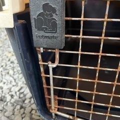 犬のケージの画像