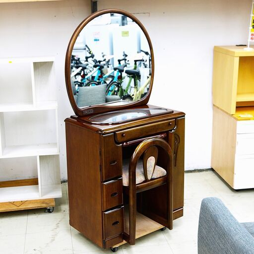ドレッサー　椅子付き　リユース品