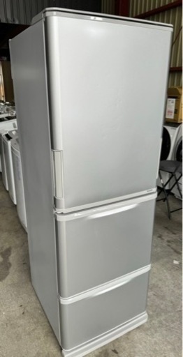 大阪限定配送★3ヶ月保証付き★冷蔵庫★2018年★シャープ★SJ-W351D-S★R-897★350L★3ドア