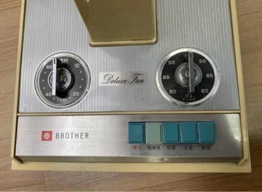 M16306【昭和レトロ】ブラザー扇風機 F30-282 はね30cm BROTHER Deluxe Fan 