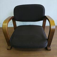 座椅子 背もたれ付き 座面調整 ３段階 