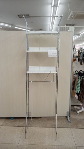 ★ジモティ割あり★  洗濯ラック シルバー H×D×W クリーニング済み TJ5911