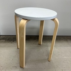 ☆値下げ☆N2405-557 コーナン 木製スツール ホワイト ...