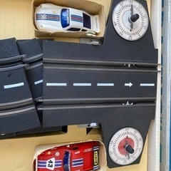 昔のスロットカー　ビッグレーシング　昭和レトロゲームです。　の画像